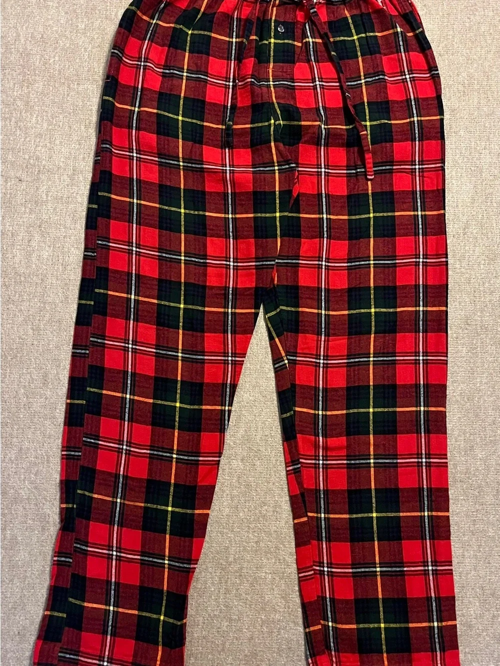 Polo Ralph Lauren Red Plaid Pajama Pants Medium Cotton Lounge